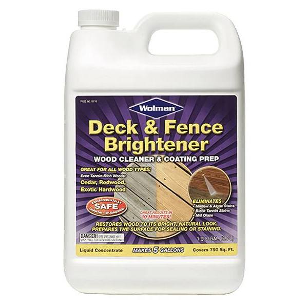 Rust-Oleum Wolman 1 Gal Deck And Fence Brightner, Case Of 4