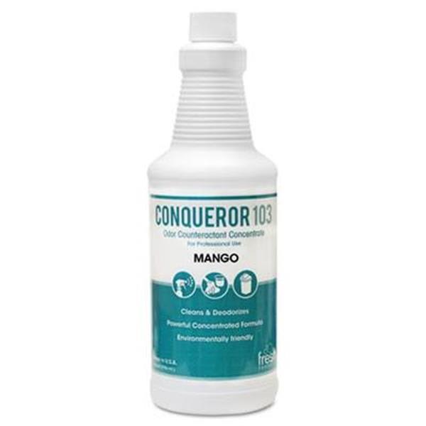 Fresh Products 32 Oz Mango Scent Conqueror 103 Odor Counteractant Concentrate (12-Carton)