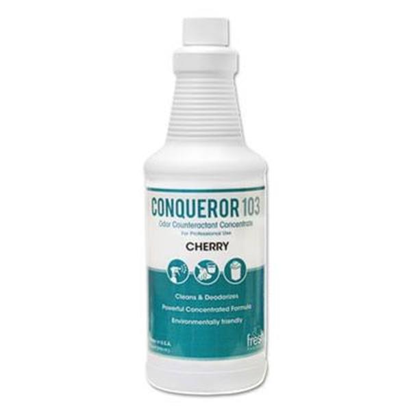 Fresh Products 32 Oz Cherry Scent Conqueror 103 Odor Counteractant Concentrate (12-Carton)