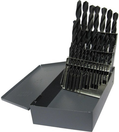 1/16"-1/2"x64ths HSS 29 Piece Screw Machine Drill Bit Set DWD29S-SET