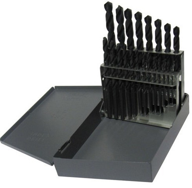 1.00mm- 10.00mm x .5mm 19 Piece HSS Jobber Length Drill Bit Set DWD4019-SET