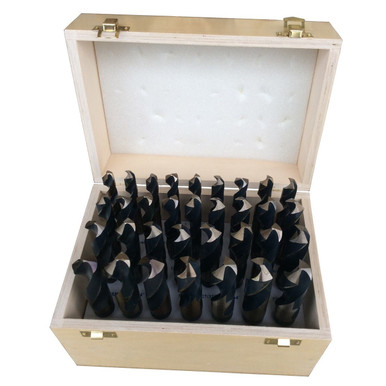 1/2"-1"x64ths 33 Piece HSS KFD Black & Gold Reduce Shank Drill Bit Set KFD833SD-WOOD