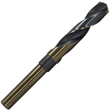 7/16" Reduced Shank HSS Black & Gold KFD Drill Bit KFDRSD3/8X7/16