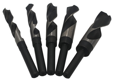 9/16"-1" 5 Piece HSS Reduced Shank Drill Bit Set POUD/ARSD