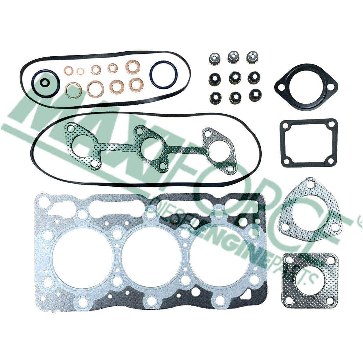 Maxiforce Head Gasket Gasket Set, D905 Composite for Kubota 07916-27886