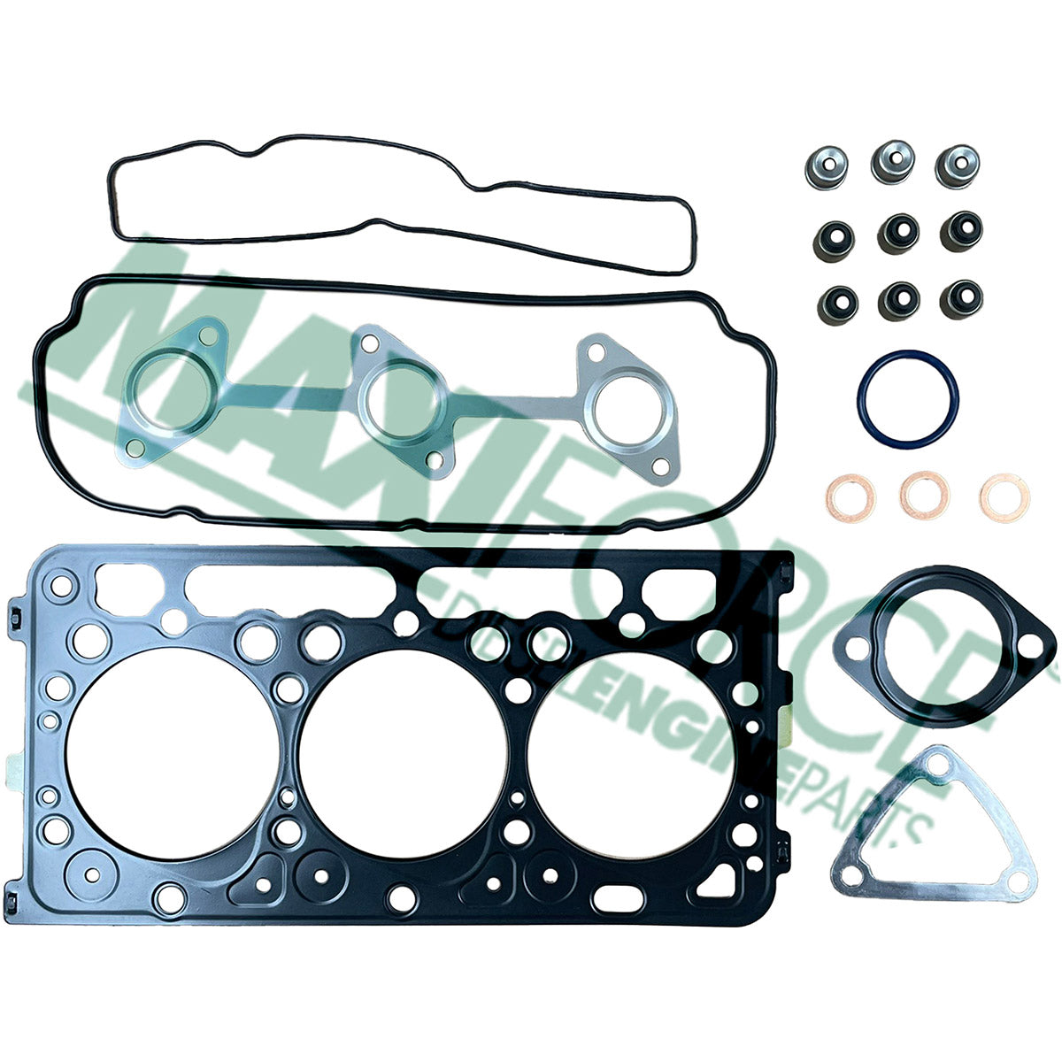 Maxiforce Head Gasket Gasket Set, D902, Mls for Kubota 1G822-99354