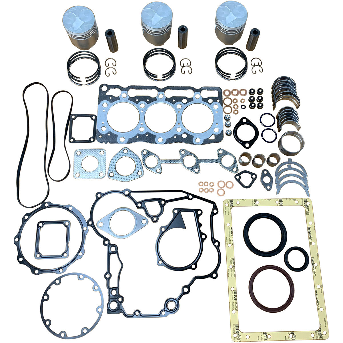 Maxiforce Overhaul Engine Kit, Standard, Indirect Injected, D905 for Kubota D905