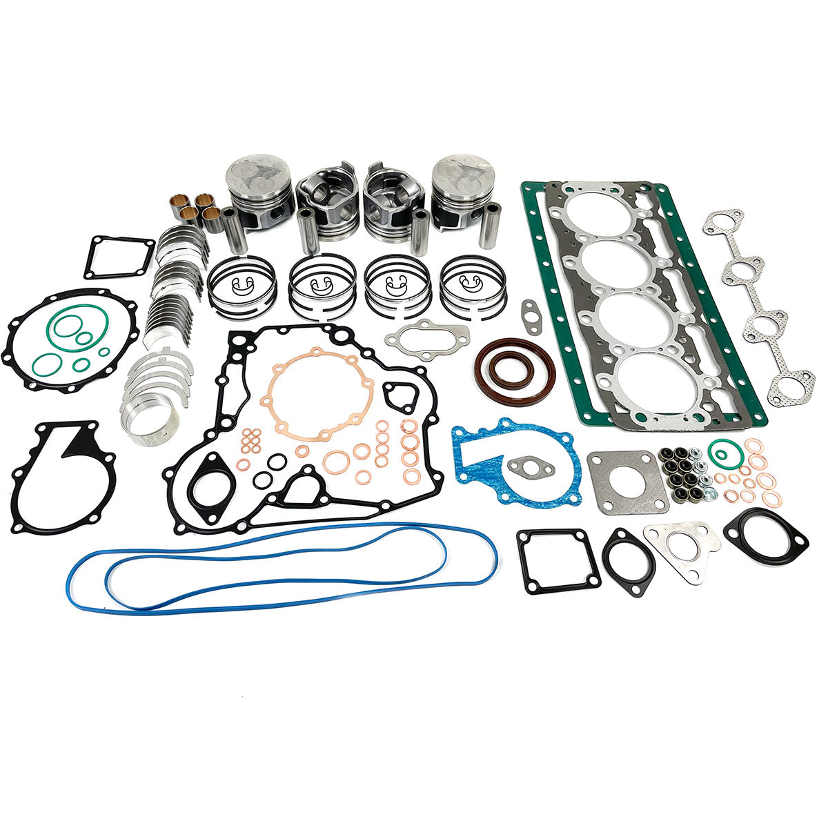Maxiforce Overhaul Engine Kit, .50MM, Turbo, Indirect Injected, V1505T for Kubota V1505T/50-20/20