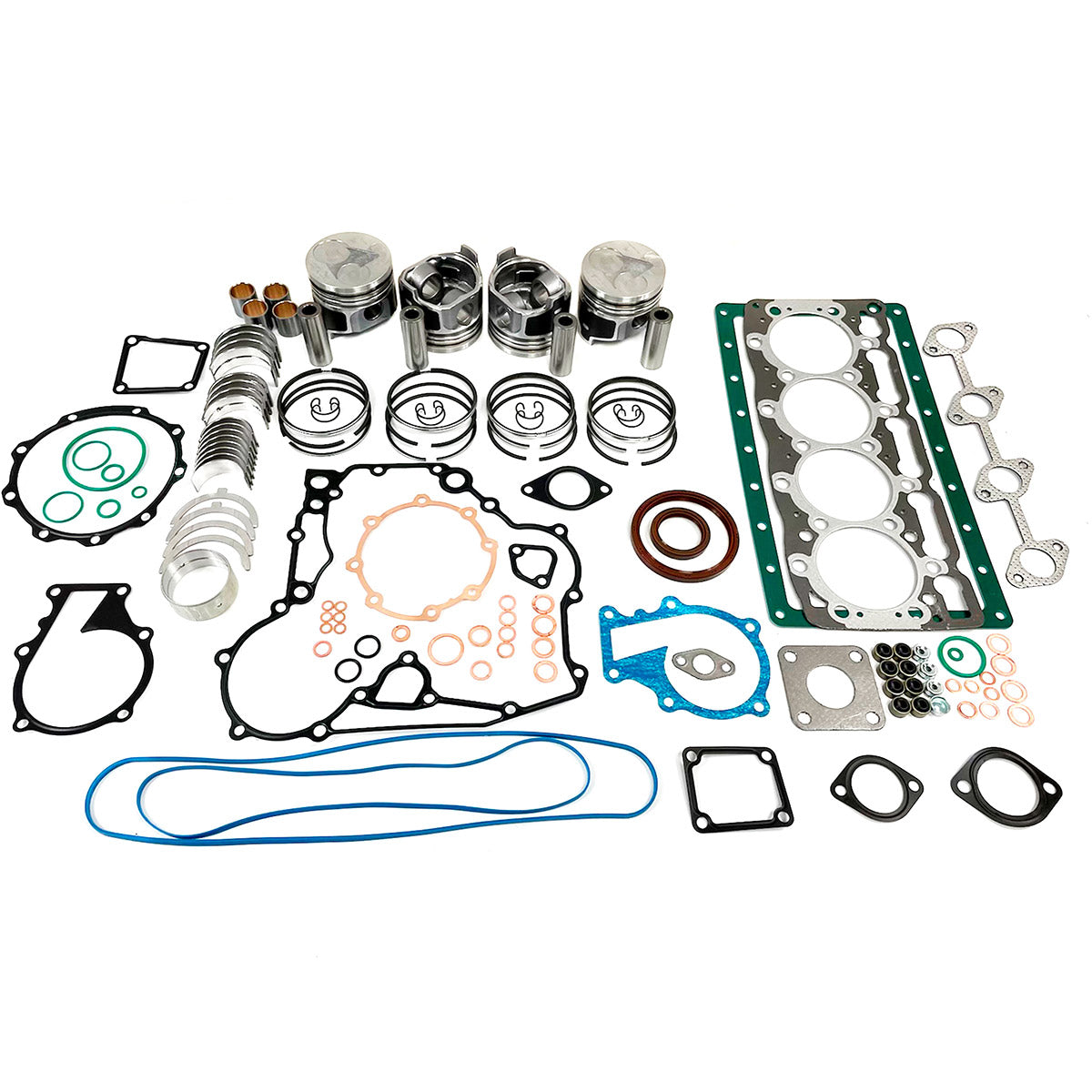 Maxiforce Overhaul Engine Kit, .50MM, Naturally Aspirated, Indirect Injected, V1505 for Kubota V1505/50-40/20