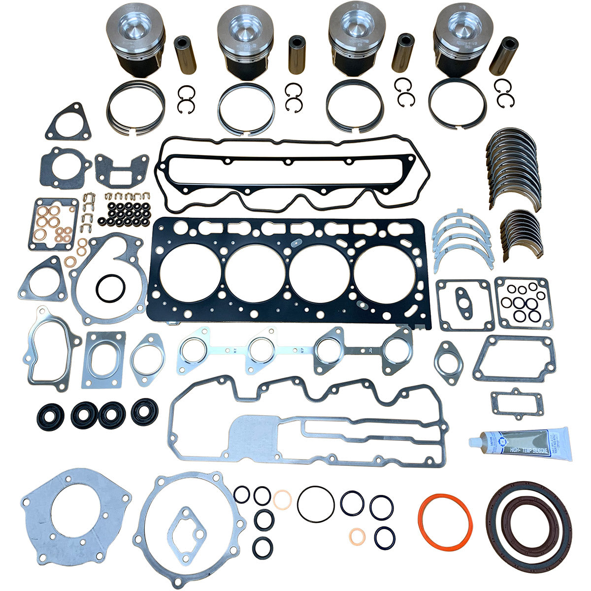 Maxiforce Overhaul Engine Kit, V3800-CRT, Standard for Kubota V3800CRT