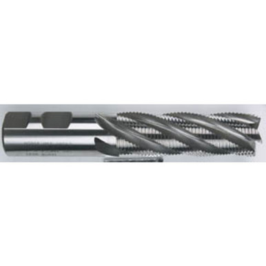 1" x 1" x 4" x 6 1/2" 5 Flute Single End HSSCo Roughing Center Cutting End Mill-TiN Series/List #4614G MT6326034