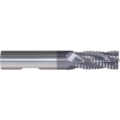 7/16" x 7/16" x 1" x 2 3/4" 0.0250" C/R 4 Flute Single End Carbide Roughing End Mill-ALTiN Series/List #5977T MT4390688