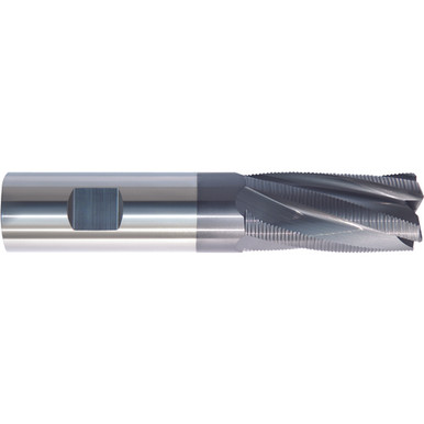 1" x 1" x 2 5/8" x 5" 0.0250" C/R 5 Flute Single End Carbide Roughing End Mill-ALTiN Series/List #5971T MT4390681