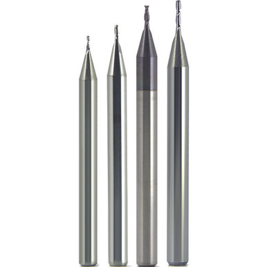 0.0430" x 1/8" x 0.1290" x 1 1/2" 2 Flute Single End Carbide Finishing Center Cutting End Mill-Uncoated Series/List #5914 MT3704301