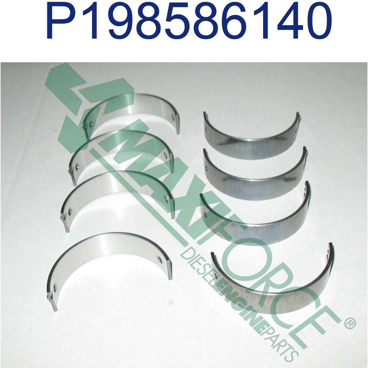 Maxiforce Main Bearing Set, Standard, 400 Series for Perkins 198586140