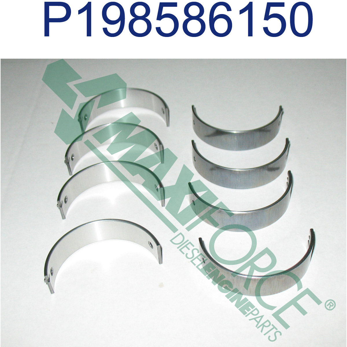 Maxiforce Main Bearing Set, .010", 400 Series for Perkins 198586150