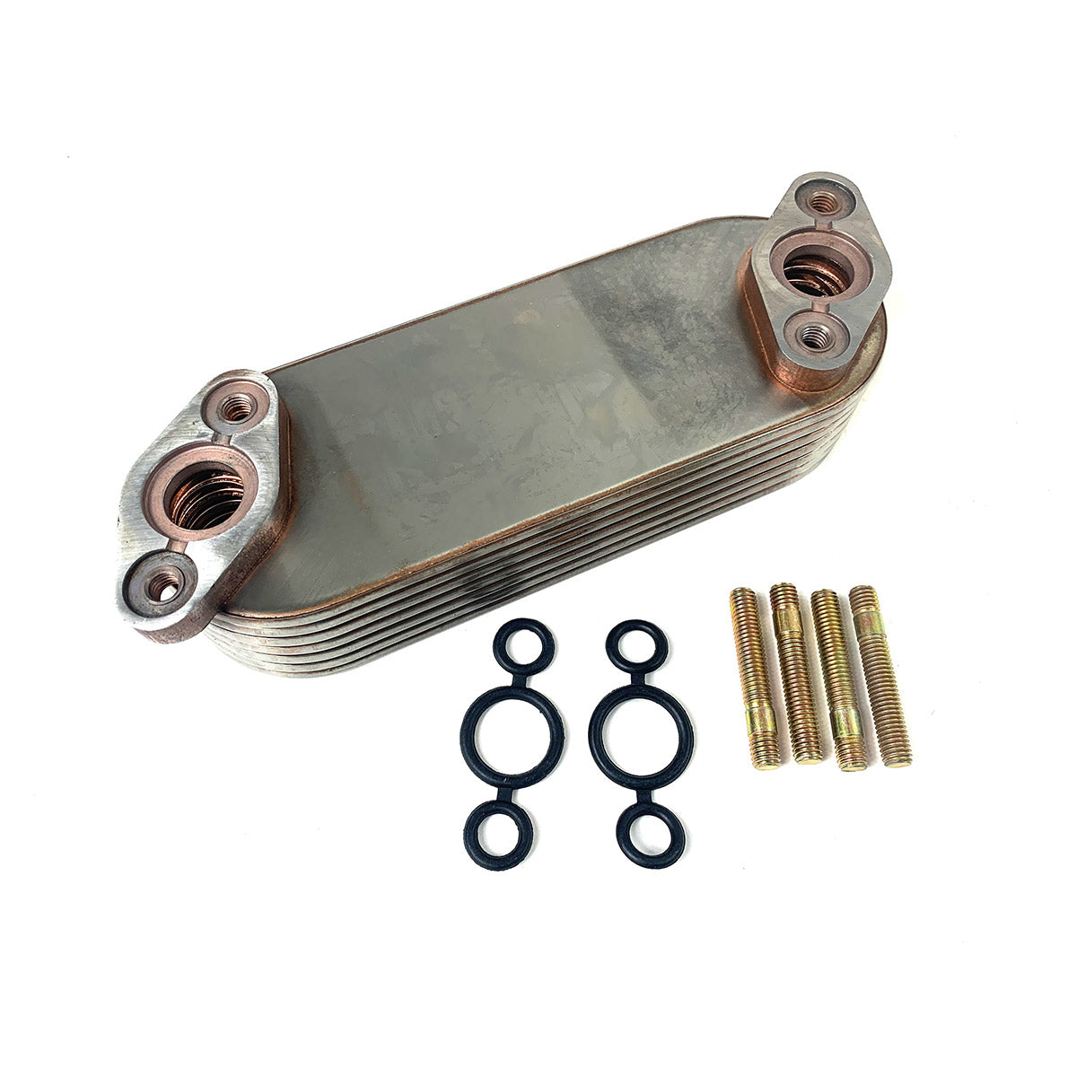 Maxiforce Cooler, Oil, Brick, 7 Plates for Perkins 2486A991