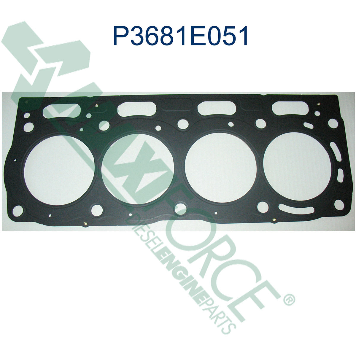 Maxiforce Head Gasket, 1104 for Perkins 3.681E+54