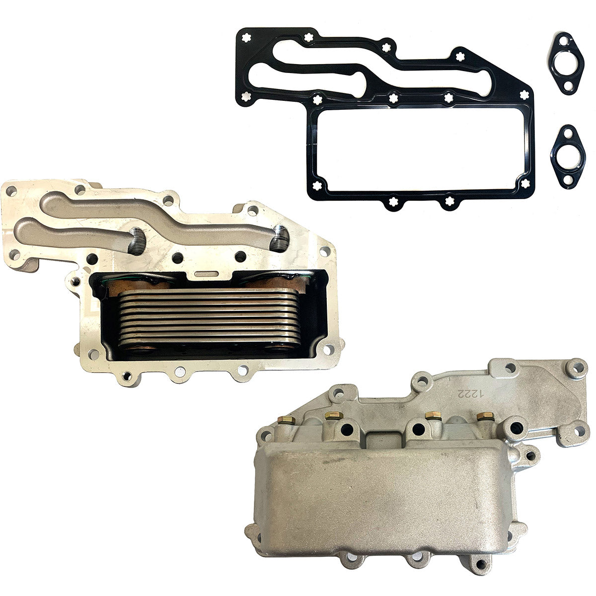 Maxiforce Cooler, Oil Assembly, 9 Plates, 1104C/D for Perkins 4134W025