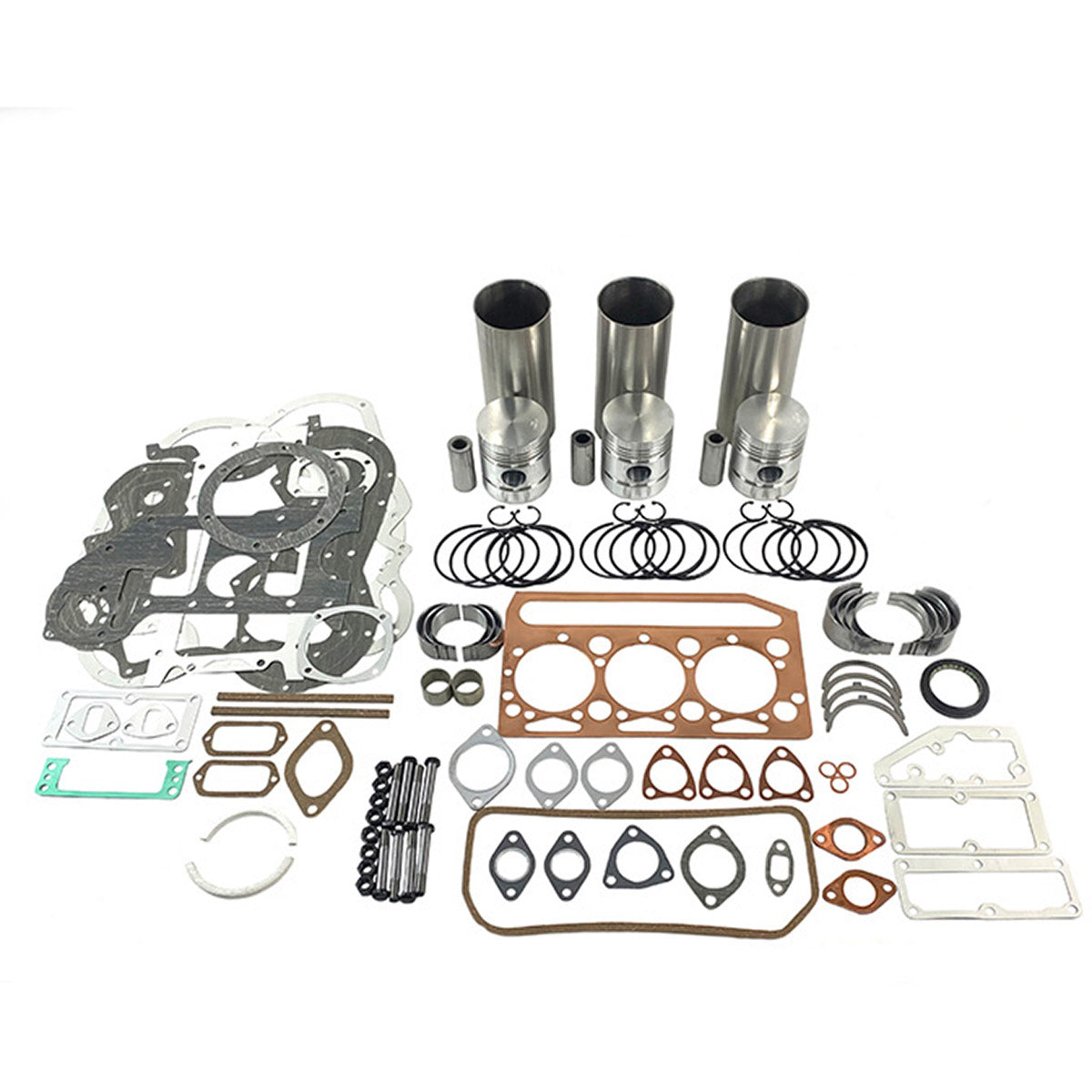 Maxiforce Basic Engine Kit, Standard Pistons, .010" Main Bearings, .030" Rod Bearings, 3.152 for Perkins