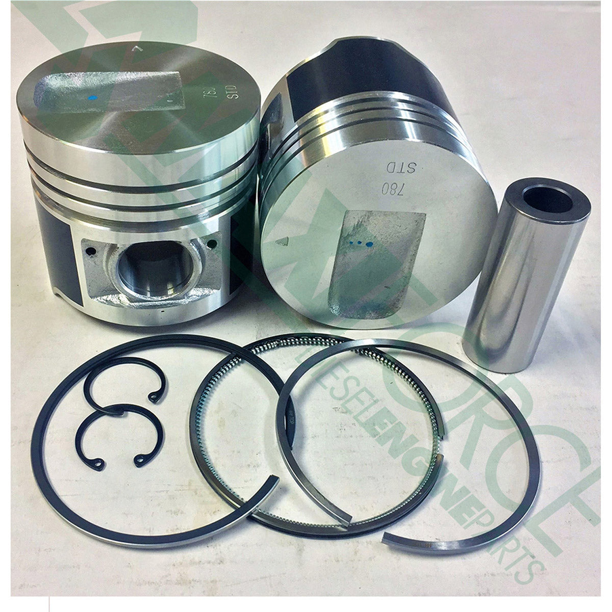 Maxiforce Piston & Ring Kit Standard, Naturally Aspirated, Indirect Injection 800 Series for Perkins MPPK0001