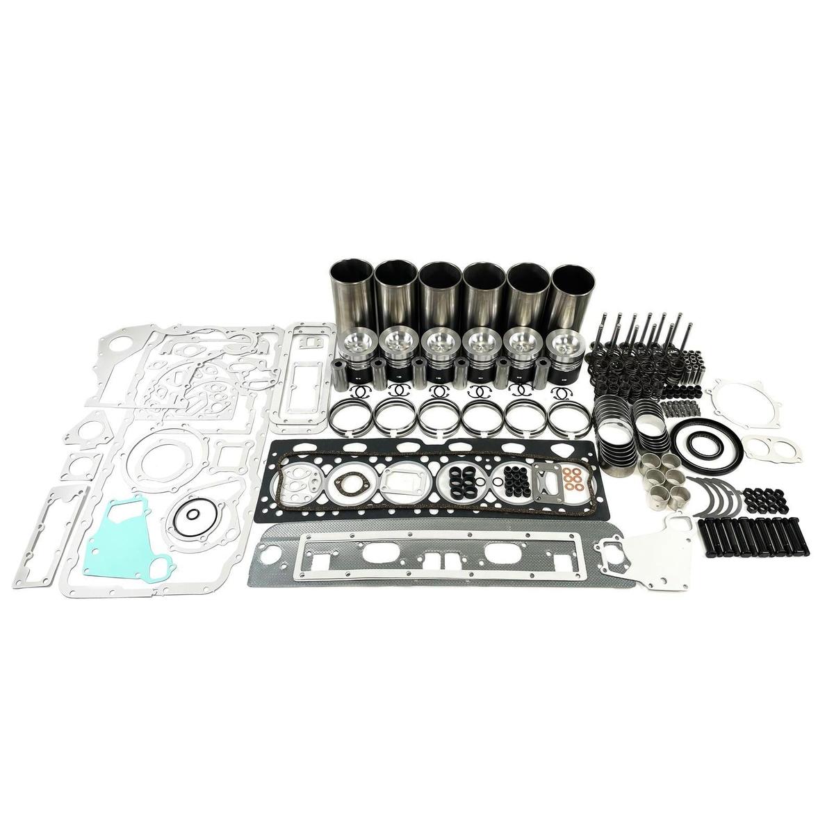Maxiforce Overhaul Engine Kit, Standard Pistons, .010" Main Bearings, .030" Rod Bearings, T6.354.4 for Perkins