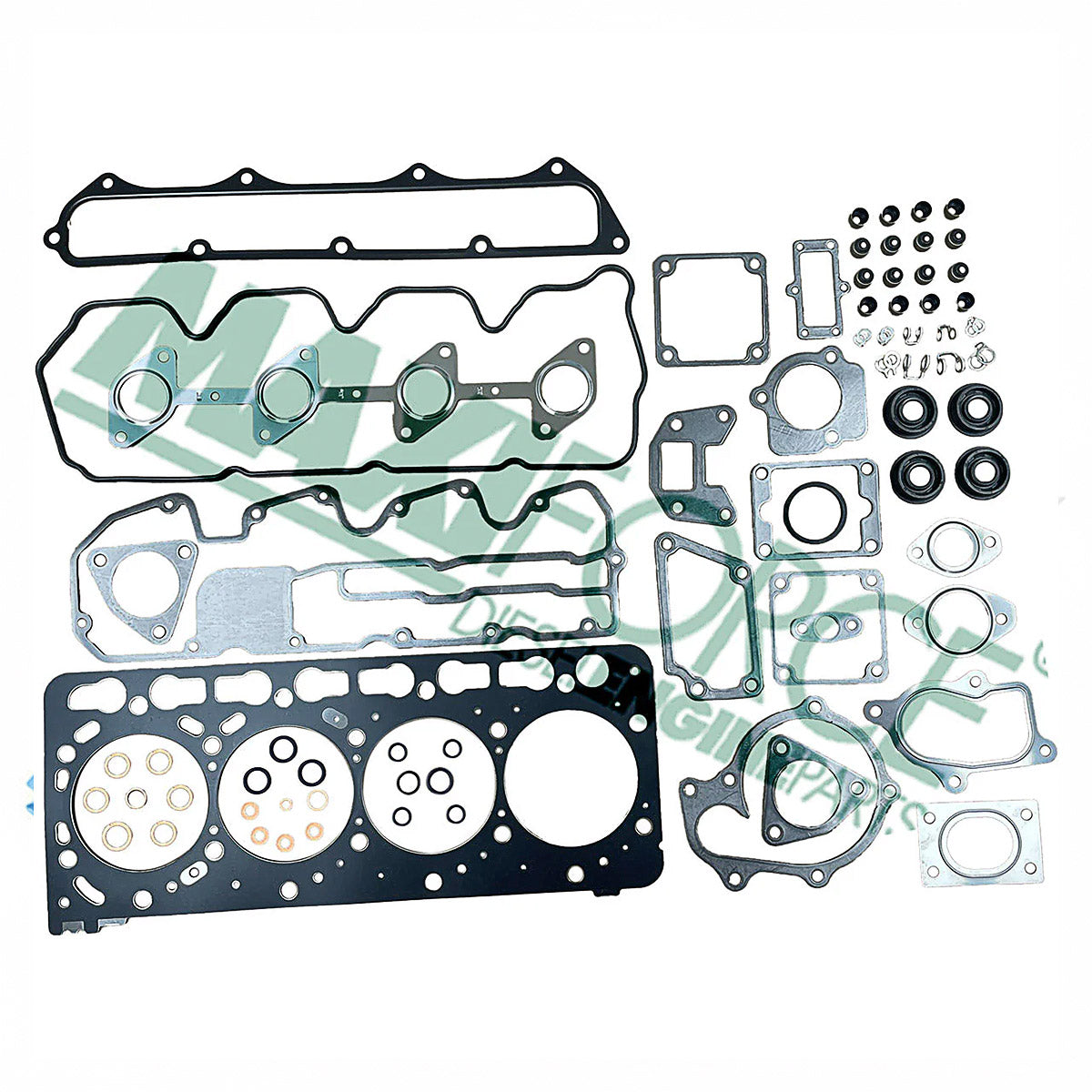 Maxiforce Head Gasket Set for Kubota 1J574-99356T - V3800-CRT, 2 Notch