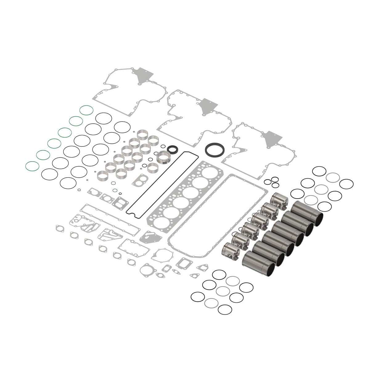 Maxiforce Overhaul Engine Kit 6.8L (RE55512) for John Deere RE66097A-STD/10