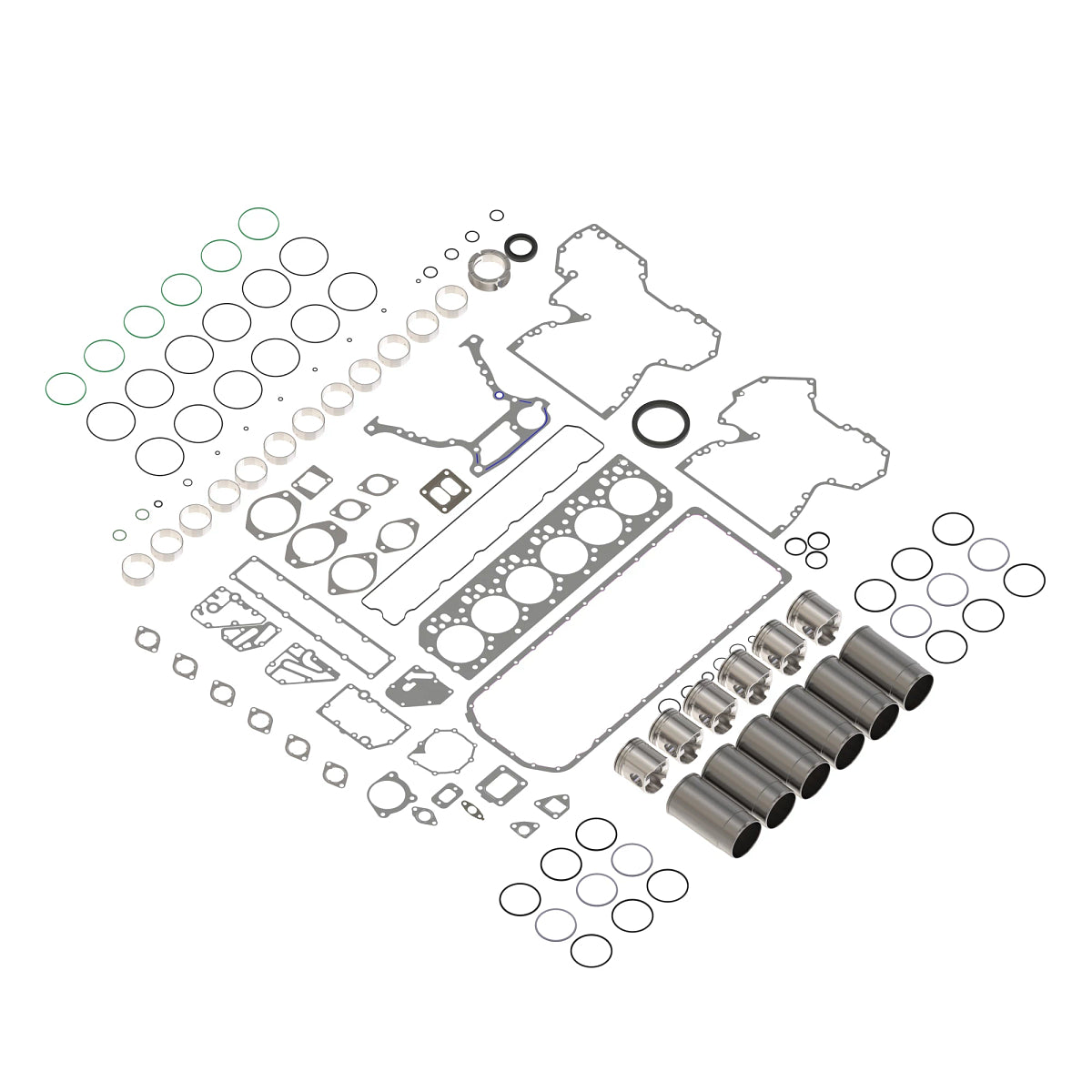 Maxiforce Overhaul Engine Kit,6068T/H, Tier 2 & 3 for John Deere RE540226