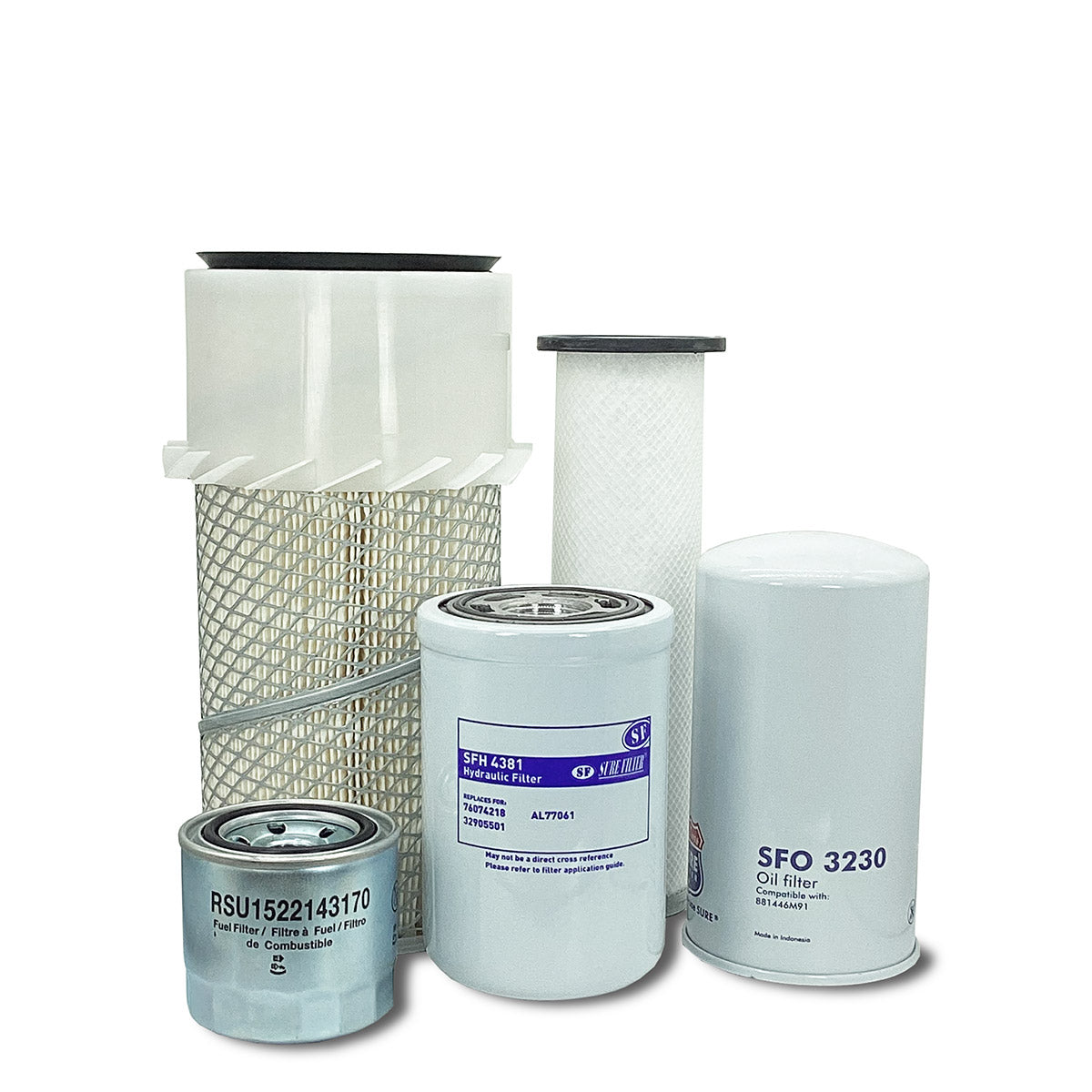 HERO Maintenance Filter Kit for Bobcat 843 Loader 503760001 & Above