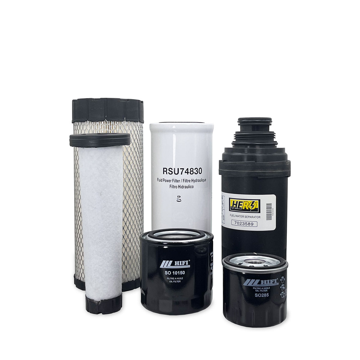 HERO Maintenance Filter Kit for Bobcat E35 Excavator A93K11001 & Above, AC2P11001 & Above