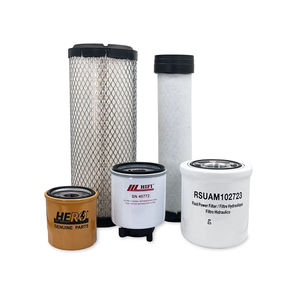 HERO Maintenance Filter Kit for Bobcat 3600 Utility Vehicle AVW211001 & Above