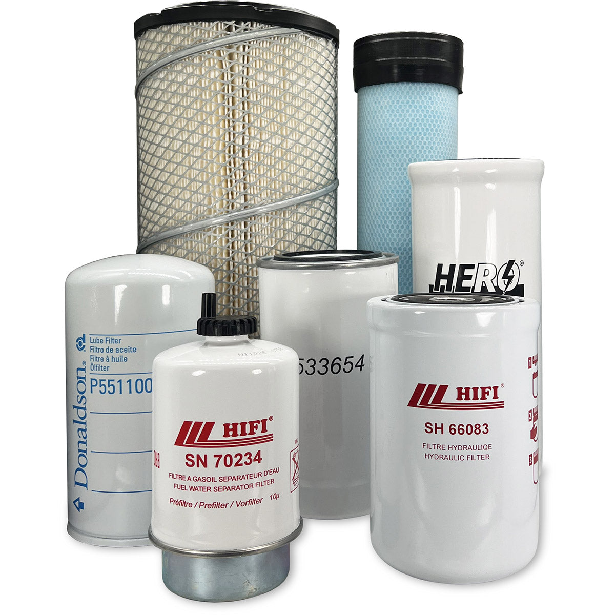 HERO Maintenance Filter Kit for CASE 580SM Series 3 Loader Backhoe