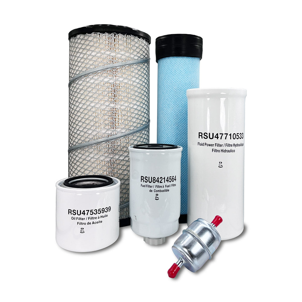 HERO Maintenance Filter Kit for CASE TV380 Compact Track Loader TIER 4B (03/15 - 04/17)