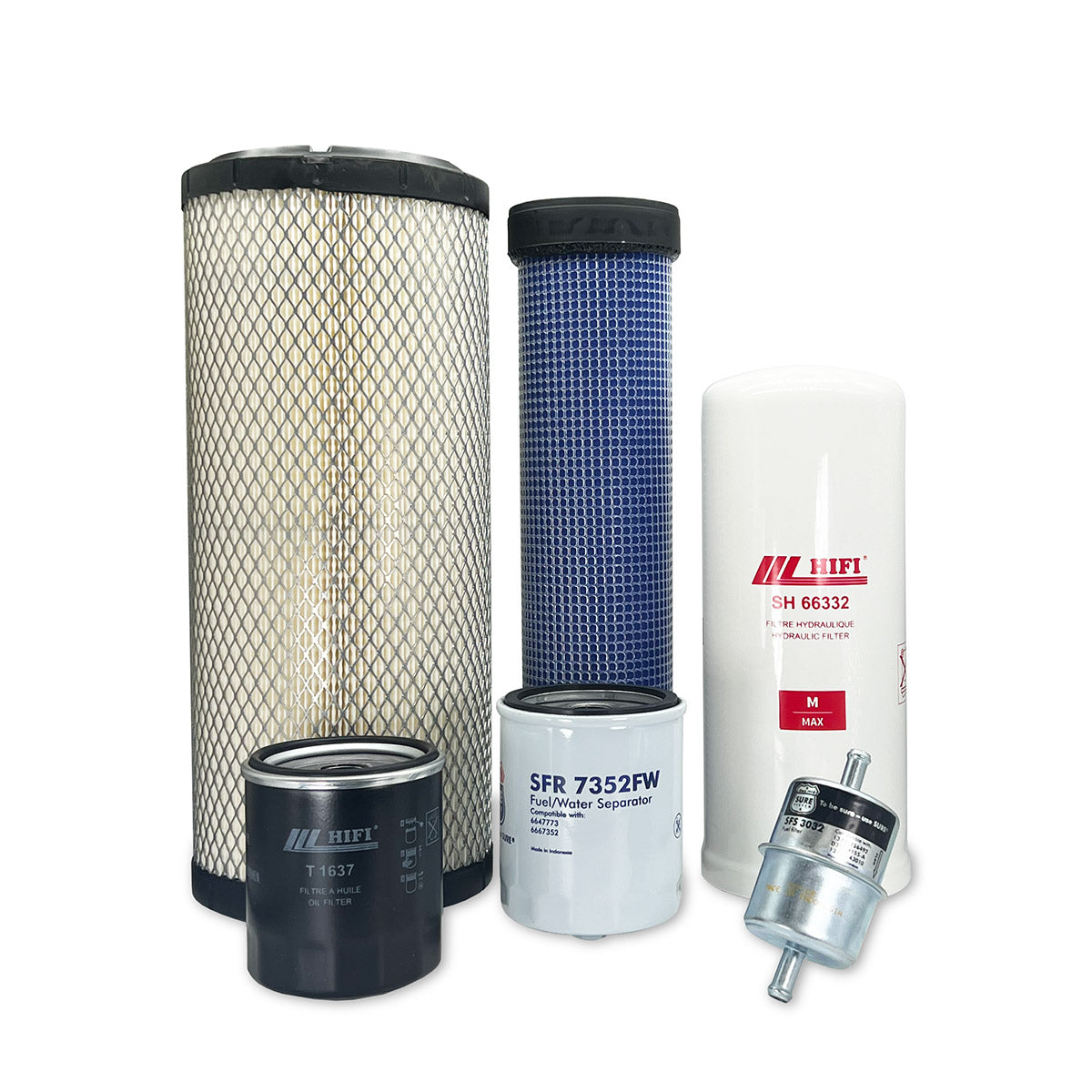 HERO Maintenance Filter Kit for CASE 420CT Compact Track Loader BSN N7M455401 (02/06 - 12/07)