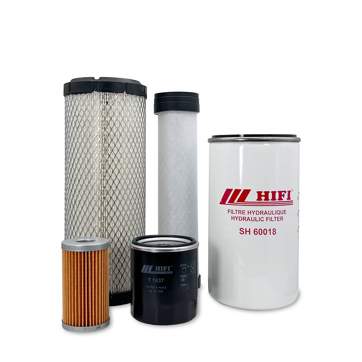 HERO Maintenance Filter Kit for CASE D40 Compact Tractor PIN # HBA0005005 & ABOVE (12/00 - 12/02)