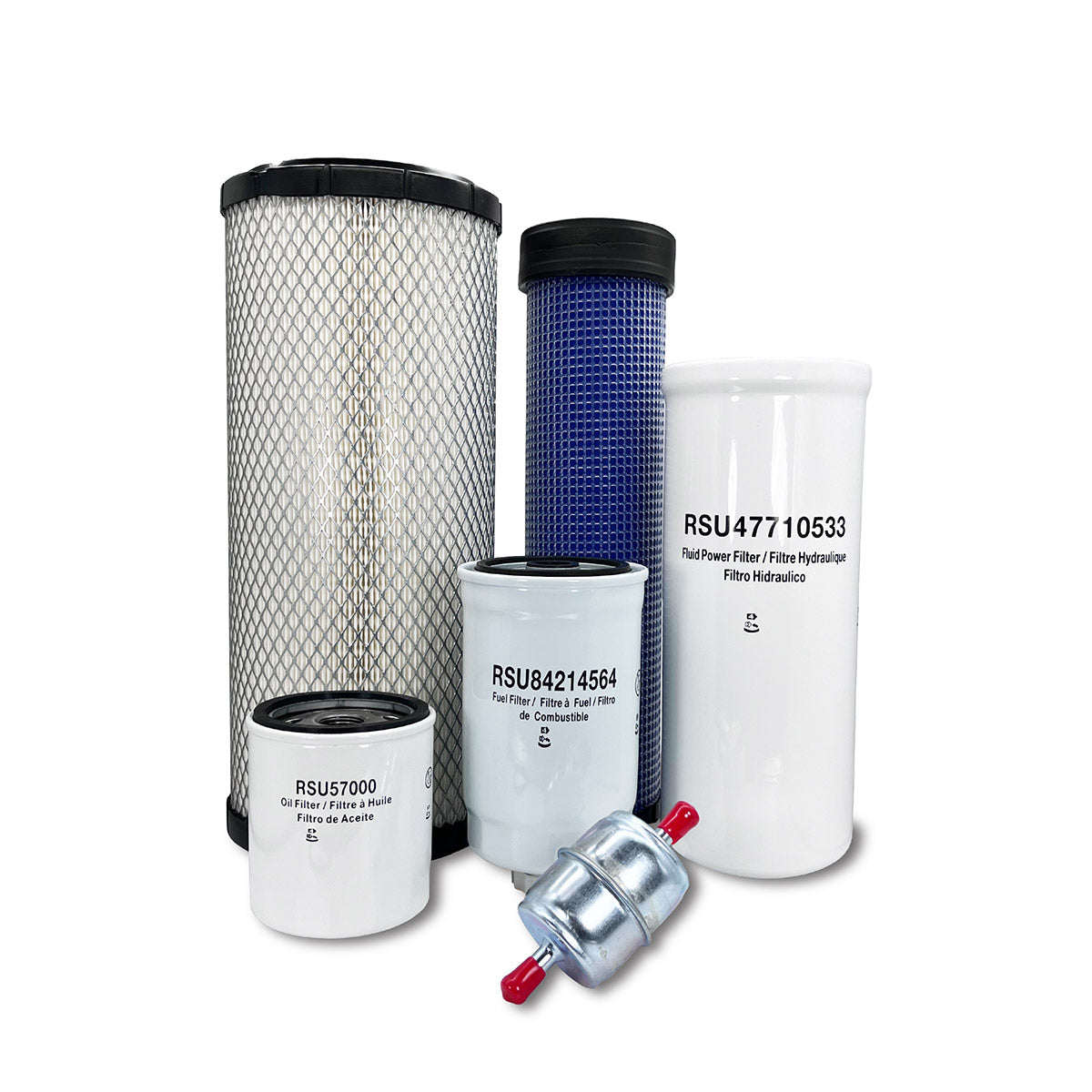 HERO Maintenance Filter Kit for CASE SV185 Skid Steer Loader TIER 4B (05/13 - 12/19)