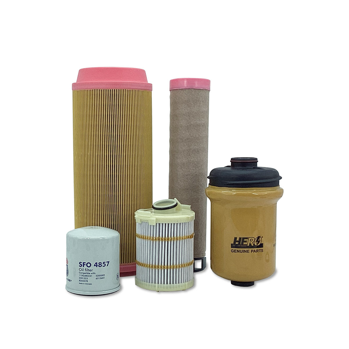 HERO Maintenance Filter Kit for Caterpillar 249D3 Skid Steer Loader S/N R9E 00001 & Above