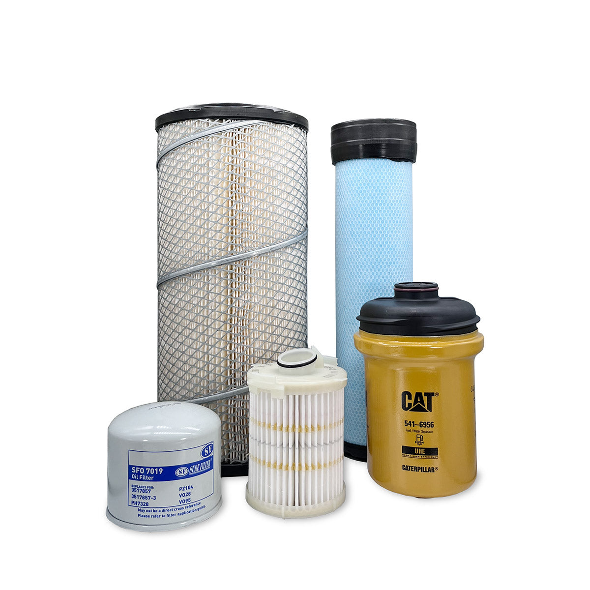 HERO Maintenance Filter Kit for Caterpillar 299D2 XHP Compact Track Loader S/N DX2 04688-99999