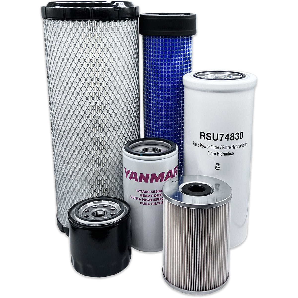 HERO Maintenance Filter Kit For Gehl RS5-19 Telescopic Handler S/N 50101-50650