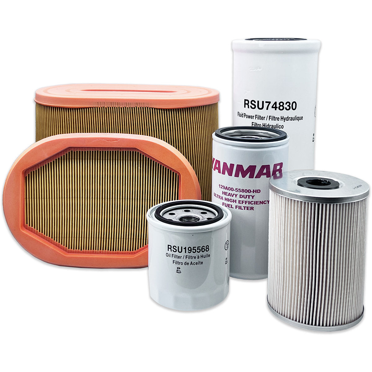 HERO Maintenance Filter Kit For Gehl RT210 Compact Track Loader S/N 921000 & BEFORE