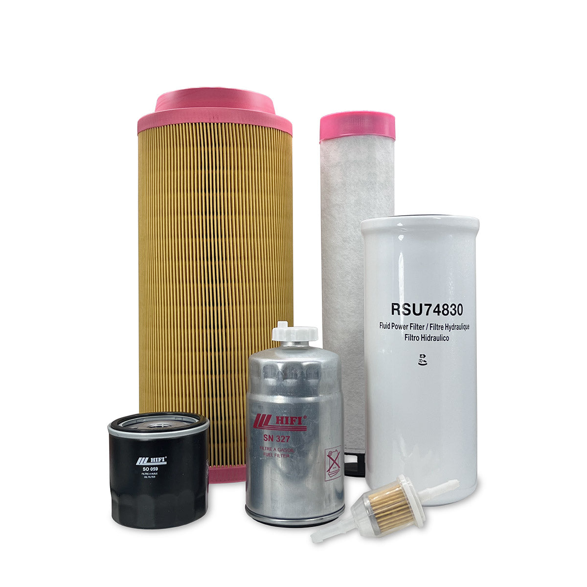 HERO Maintenance Filter Kit for Gehl 5640 Skid Steer Loader Turbocharged Engine S/N 506600 & Below