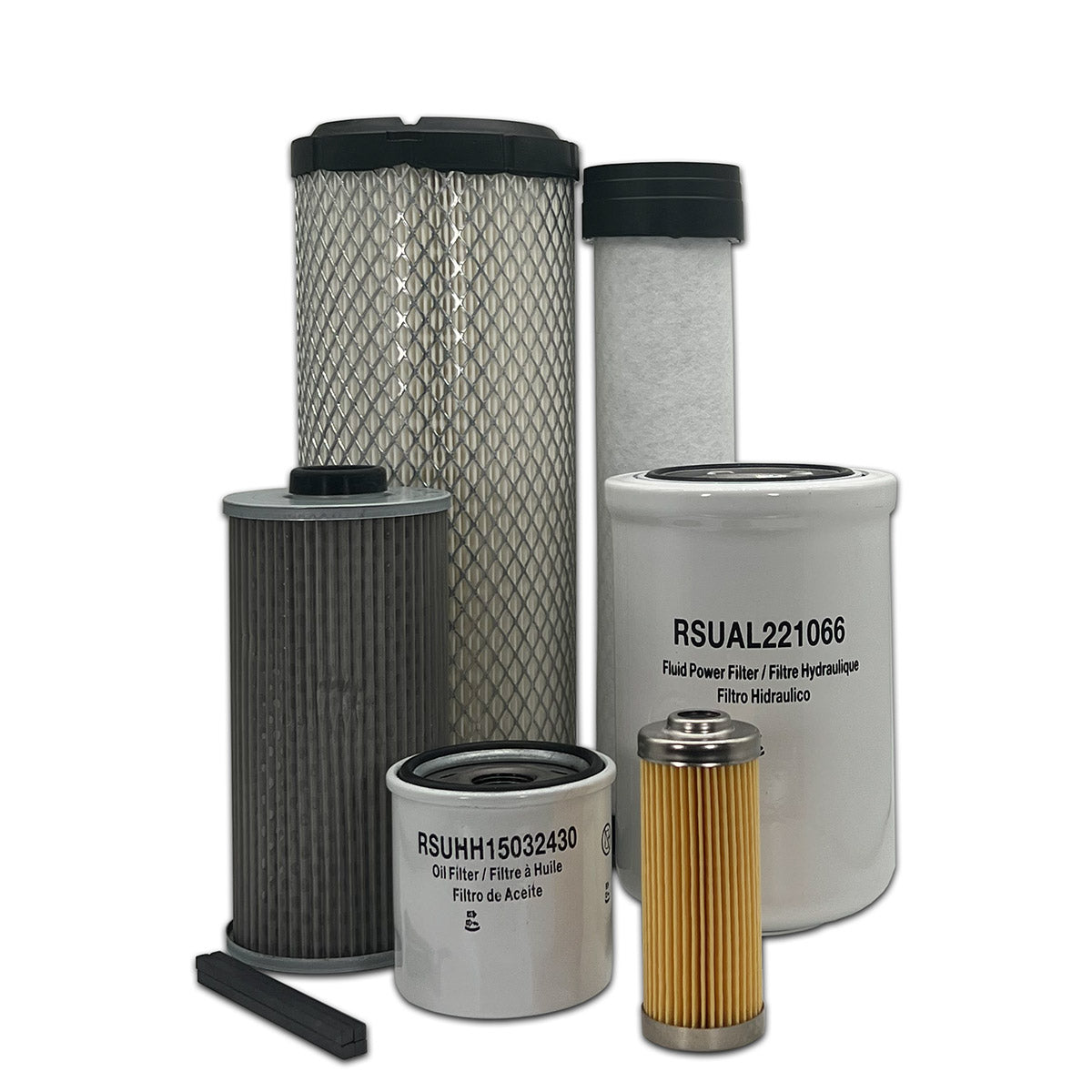 HERO Maintenance Filter Kit For John Deere 2025R Utility Tractor S/N ( - HH100000 )