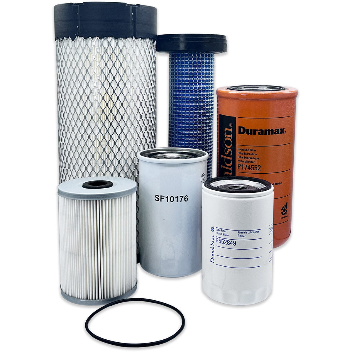 HERO Maintenance Filter Kit for John Deere 317G Skid Steer Loader S/N ( 1T0317G-J366358- )