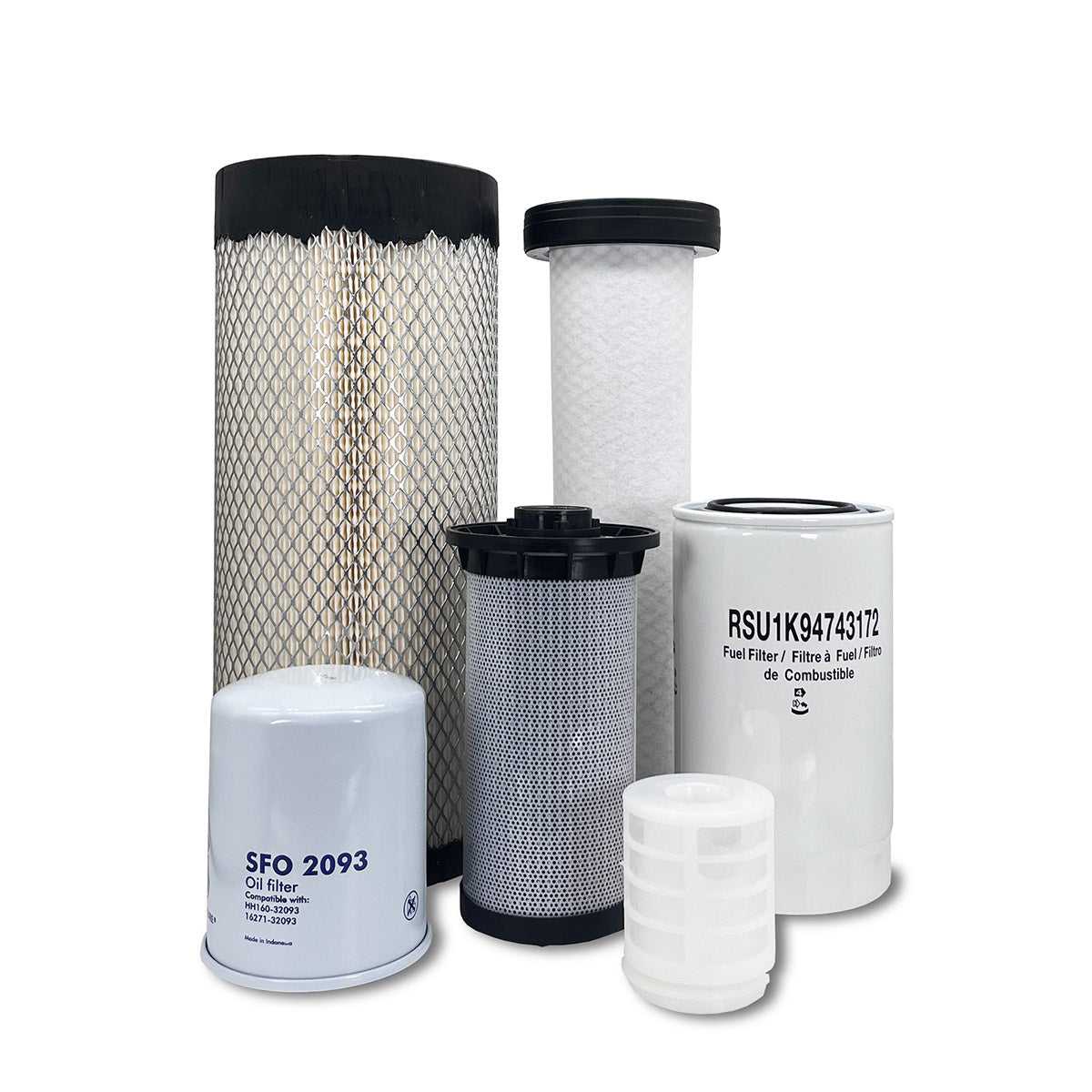 HERO Maintenance Filter Kit For John Deere 325G Skid Steer Loader S/N ( 1T0325G-J328658- )