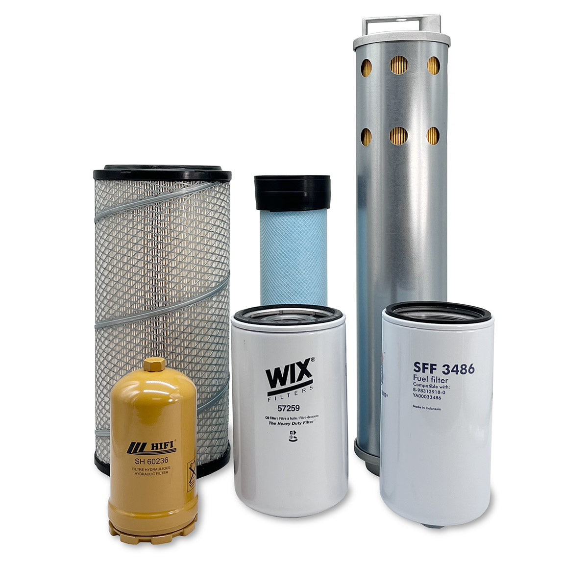 HERO Maintenance Filter Kit for John Deere 135G Excavator S/N ( 1FF135GX-F500001- )