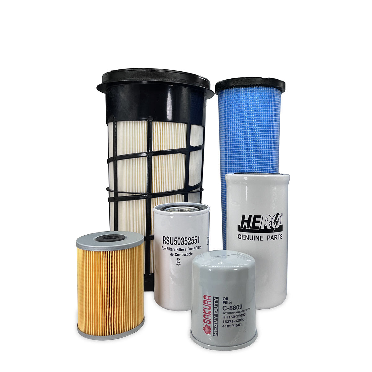 HERO Maintenance Filter Kit For John Deere 332E Track Loader