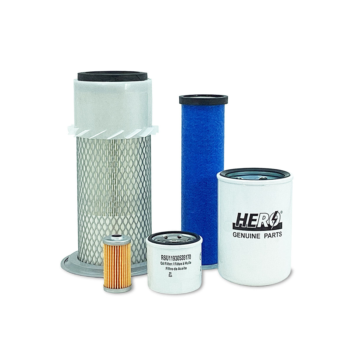 HERO Maintenance Filter Kit for John Deere 670 Tractor s/n 104012 & Below