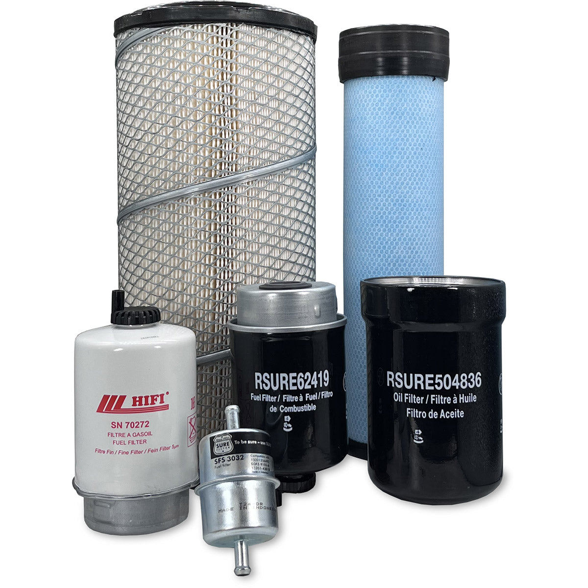 HERO Maintenance Filter Kit For John Deere 5083EN Tractor S/N -370000
