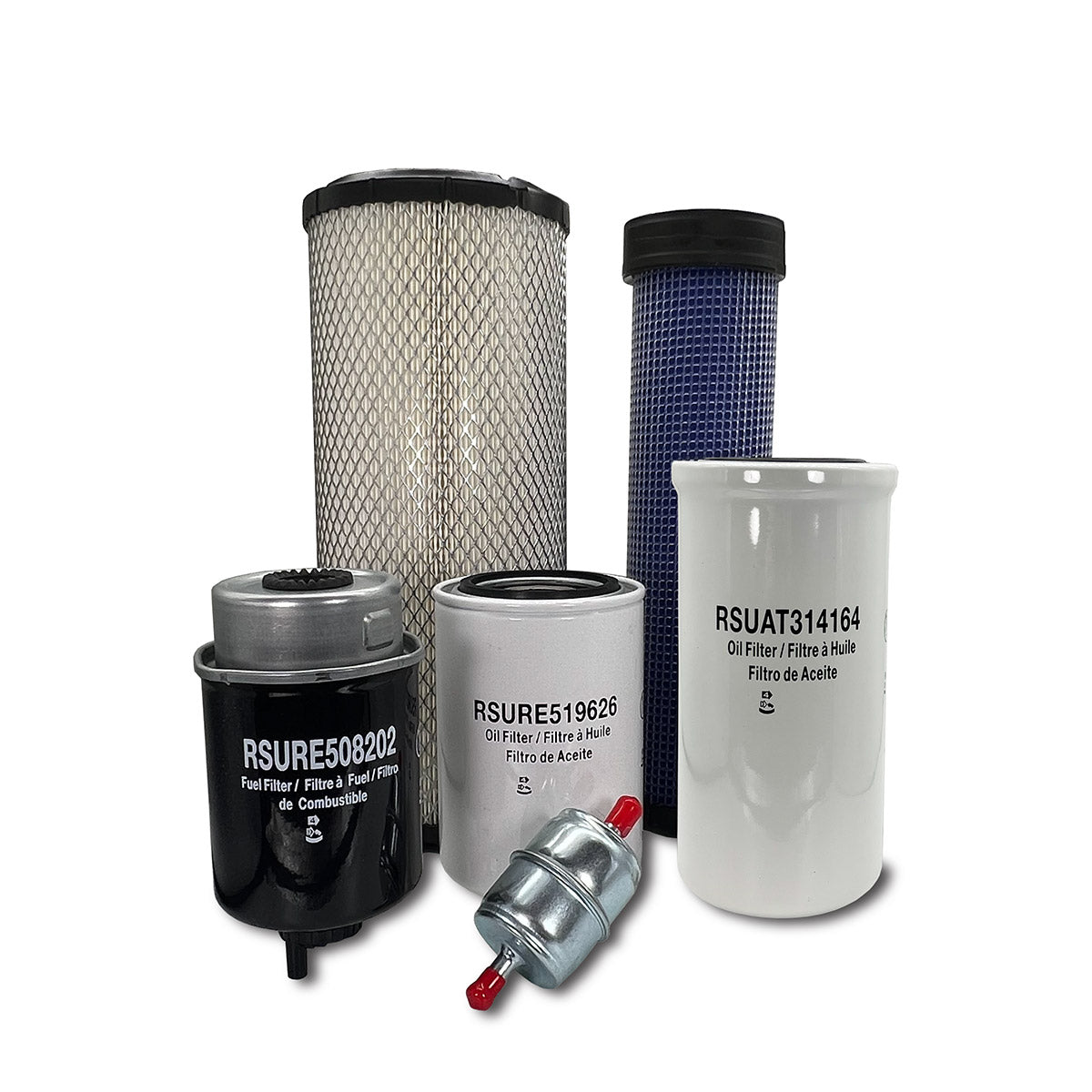 HERO Maintenance Filter Kit For John Deere 328 Skid Steer Loader